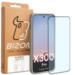 Kit protectie 2 in 1 BizonMobile, Carcasa Bizon Angelo si Folie sticla securizata Bizon Glass Edge, compatibil cu Vivo X300 Pro, Bej 9 - lerato.ro