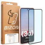 Kit protectie 2 in 1 BizonMobile, Carcasa Bizon Angelo si Folie sticla securizata Bizon Glass Edge, compatibil cu Nothing Phone (3a) Pro, Roz 9 - lerato.ro