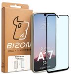 Kit protectie 2 in 1 BizonMobile, Carcasa Bizon Angelo si Folie sticla securizata Bizon Glass Edge, compatibil cu Samsung Galaxy A17 5G, Bej 9 - lerato.ro