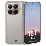 Kit protectie 2 in 1 BizonMobile, Carcasa Bizon Angelo si Folie sticla securizata Bizon Glass Edge, compatibil cu Xiaomi 15T Pro, Bej 4 - lerato.ro