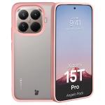 Kit protectie 2 in 1 BizonMobile, Carcasa Bizon Angelo si Folie sticla securizata Bizon Glass Edge, compatibil cu Xiaomi 15T Pro, Roz 4 - lerato.ro