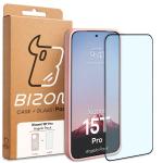 Kit protectie 2 in 1 BizonMobile, Carcasa Bizon Angelo si Folie sticla securizata Bizon Glass Edge, compatibil cu Xiaomi 15T Pro, Roz 9 - lerato.ro
