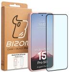 Kit protectie 2 in 1 BizonMobile, Carcasa Bizon Angelo si Folie sticla securizata Bizon Glass Edge, compatibil cu Xiaomi Redmi Note 15 Pro 5G, Roz 9 - lerato.ro