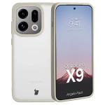 Kit protectie 2 in 1 BizonMobile, Carcasa Bizon Angelo si Folie sticla securizata Bizon Glass Edge, compatibil cu Oppo Find X9, Bej 4 - lerato.ro