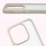 Kit protectie 2 in 1 BizonMobile, Carcasa Bizon Angelo si Folie sticla securizata Bizon Glass Edge, compatibil cu Oppo Find X9, Bej 5 - lerato.ro