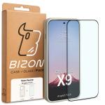 Kit protectie 2 in 1 BizonMobile, Carcasa Bizon Angelo si Folie sticla securizata Bizon Glass Edge, compatibil cu Oppo Find X9, Bej 9 - lerato.ro