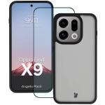 Kit protectie 2 in 1 BizonMobile, Carcasa Bizon Angelo si Folie sticla securizata Bizon Glass Edge, compatibil cu Oppo Find X9, Negru 2 - lerato.ro