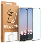 Kit protectie 2 in 1 BizonMobile, Carcasa Bizon Angelo si Folie sticla securizata Bizon Glass Edge, compatibil cu Vivo X300, Bej 9 - lerato.ro