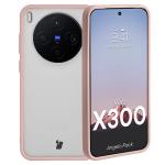 Kit protectie 2 in 1 BizonMobile, Carcasa Bizon Angelo si Folie sticla securizata Bizon Glass Edge, compatibil cu Vivo X300, Roz 4 - lerato.ro