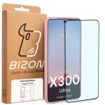 Kit protectie 2 in 1 BizonMobile, Carcasa Bizon Angelo si Folie sticla securizata Bizon Glass Edge, compatibil cu Vivo X300 Ultra, Roz 9 - lerato.ro