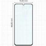 Set 2 folii sticla securizata Bizon Glass Edge Duo compatibile cu Xiaomi Redmi A5 4G / POCO C71 4G, Negru 3 - lerato.ro