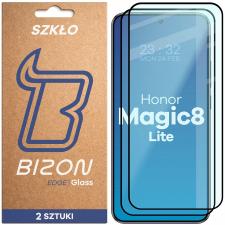Set 2 folii sticla securizata Bizon Glass Edge Duo compatibile cu Honor Magic 8 Lite, Negru