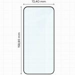 Set 2 folii sticla securizata Bizon Glass Edge Duo compatibile cu Honor Magic 8 Lite, Negru 3 - lerato.ro