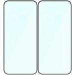 Set 2 folii sticla securizata Bizon Glass Edge Duo compatibile cu Honor Magic 8 Lite, Negru 5 - lerato.ro