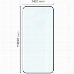 Set 2 folii sticla securizata Bizon Glass Edge Duo compatibile cu Xiaomi 15T / 15T Pro, Negru 3 - lerato.ro