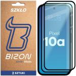 Set 2 folii sticla securizata Bizon Glass Edge Duo compatibile cu Google Pixel 10a, Negru 2 - lerato.ro