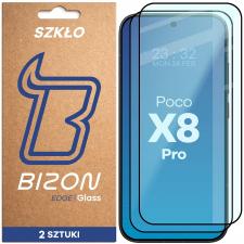 Set 2 folii sticla securizata Bizon Glass Edge Duo compatibile cu Xiaomi Poco X8 Pro, Negru