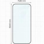 Set 2 folii sticla securizata Bizon Glass Edge Duo compatibile cu Xiaomi Poco X8 Pro, Negru 3 - lerato.ro