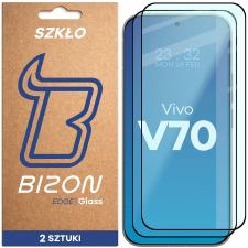 Set 2 folii sticla securizata Bizon Glass Edge Duo compatibile cu Vivo V70 5G, Negru