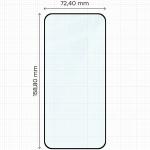 Set 2 folii sticla securizata Bizon Glass Edge Duo compatibile cu Vivo V70 FE 5G, Negru 3 - lerato.ro