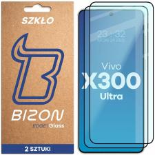 Set 2 folii sticla securizata Bizon Glass Edge Duo compatibile cu Vivo X300 Ultra, Negru