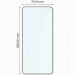 Set 2 folii sticla securizata Bizon Glass Edge Duo compatibile cu Oppo Find X9 Ultra, Negru 3 - lerato.ro