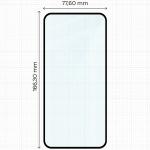 Set 2 folii sticla securizata Bizon Glass Edge Duo compatibile cu Xiaomi Redmi 15 4G / 5G, Negru 3 - lerato.ro