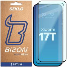 Set 2 folii sticla securizata Bizon Glass Edge Duo compatibile cu Xiaomi 17T, Negru