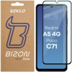 Folie sticla securizata Bizon Glass Edge 2 compatibila cu Xiaomi Redmi A5 4G Negru 2 - lerato.ro