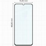 Folie sticla securizata Bizon Glass Edge 2 compatibila cu Xiaomi Redmi A5 4G Negru 3 - lerato.ro
