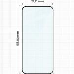 Folie sticla securizata Bizon Glass Edge 2 compatibila cu Xiaomi Poco F7, Negru 3 - lerato.ro