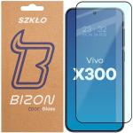 Folie sticla securizata Bizon Glass Edge 2 compatibila cu Vivo X300, Negru 2 - lerato.ro