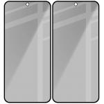 Set 2 folii sticla securizata Bizon Glass Edge Shadow Duo Privacy compatibile cu Samsung Galaxy S25 FE / S24 FE / A36 5G / A56 5G, Negru 5 - lerato.ro