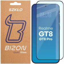 Folii protectie telefoane Realme, Folie sticla securizata Bizon Glass Edge 2 compatibila cu Realme GT 8 / GT 8 Pro, Negru, lerato.ro