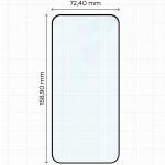 Folie sticla securizata Bizon Glass Edge 2 compatibila cu Honor Magic 8 Lite, Negru 3 - lerato.ro