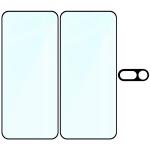 Set protectie 3in1 Bizon Glass Edge Pack, 2 folii sticla ecran + 1 folie sticla camera foto, compatibil cu Nothing Phone (4a), Negru 7 - lerato.ro