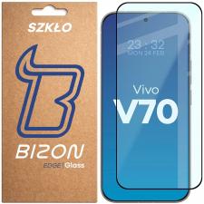 Folie sticla securizata Bizon Glass Edge compatibila cu Vivo V70 5G, Negru