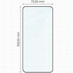 Folie sticla securizata Bizon Glass Edge compatibila cu Vivo X300 Ultra, Negru 3 - lerato.ro