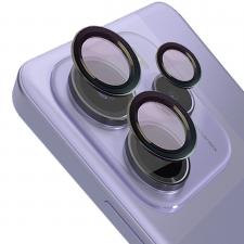 Folie sticla securizata camera foto Bizon Glass Snap Lens compatibila cu Xiaomi Redmi Note 14 5G, Negru