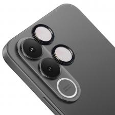 Folie sticla camera foto Bizon Glass Snap Lens compatibila cu Vivo V70 FE 5G, Negru
