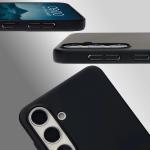 Carcasa Bizon Shell compatibila cu Samsung Galaxy S24, Negru 5 - lerato.ro
