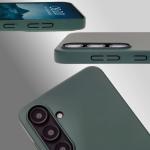 Carcasa Bizon Shell compatibila cu Samsung Galaxy S24 FE, Verde 5 - lerato.ro