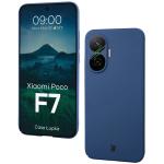 Carcasa Bizon Shell compatibila cu Xiaomi Poco F7, Albastru 3 - lerato.ro