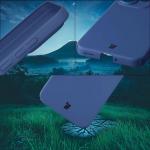 Carcasa Bizon Shell compatibila cu Oppo Reno 15 Pro, Albastru 6 - lerato.ro