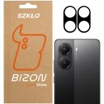 Set 2 folii sticla securizata camera foto Bizon Glass Lens compatibile cu Xiaomi Poco X7 Pro, Negru 4 - lerato.ro