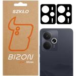 Set 2 folii sticla securizata camera foto Bizon Glass Lens compatibile cu Realme 14 5G / 14T 5G, Negru 3 - lerato.ro