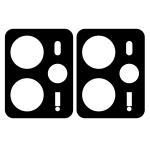 Set 2 folii sticla securizata camera foto Bizon Glass Lens compatibile cu Realme 14 5G / 14T 5G, Negru 4 - lerato.ro