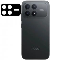 Set 2 folii sticla securizata camera foto Bizon Glass Lens compatibile cu Xiaomi Poco F8 Pro, Negru