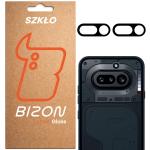 Set 2 folii sticla securizata camera foto Bizon Glass Lens compatibile cu Nothing Phone (4a), Negru 3 - lerato.ro