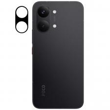 Folii protectie telefoane, Set 2 folii sticla securizata camera foto Bizon Glass Lens compatibile cu Xiaomi Poco X8 Pro Max, Negru, lerato.ro